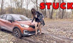 IRINA WAS STUCK IN THE FOREST IN THE MUD ON THE WAY TO WORK_PRO RED HDR_ version 2 cam (full video 25 min)