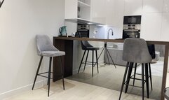 Trampling, foot domination and wrestling holds by young dancer