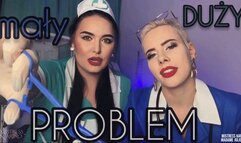 2 Cruel nurses will cut your tiny balls and cock POV - Polish Language