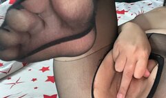 Trick or Treat Pantyhose and Pussy Worship Cuckold