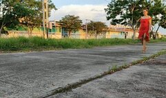 Stephanie sexy crushing goomies under her heels