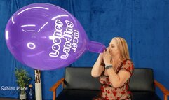 Sable Blow to Pop LoonerLanding Balloons B2P HD WMV (1920x1080)