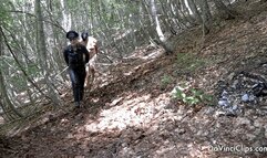 Boot domination: lick my muddy boots crawling naked in the mountain