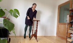 girl at the registration board suffering from pain mpg