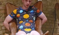 Getting off with Boyfriend's Trainer In A Diaper