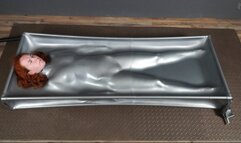 Gray latex vacuum parallelepiped