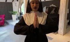 Worship The Hot Halloween Nun