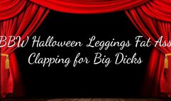 BBW Halloween Leggings Fat Ass Clapping for Big Dicks