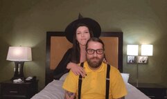 Lester and the magic hand over mouth trick