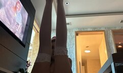 Binkie & dildo sucking fun