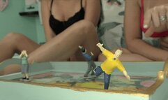 Lil Mizz Unique & Melanie Hicks & Dominate & Devour Shrunken Tinies (SD 720p WMV)