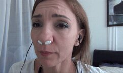 Nostrils plugs make me coughing (NP)