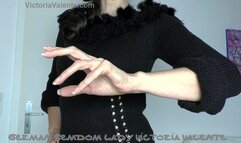 Long natural fingernails today