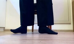 Preparing my leather boots for your punishment