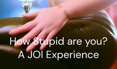 How stupid are you? A JOI experience.