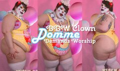 BBW Clown Domme Demands Body Worship - MP4