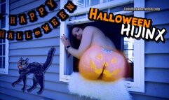 Halloween Hijinx - aka Ludella’s GREAT Swollen PUMPKIN - Lots of Spanking and Paranormal Pranking - Slapstick Butt Pranks with ENF - HD MP4 1080p