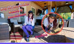 LOCKTOBER DAY 19: NAKED & HUMILIATED