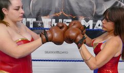 Wonder Eve vs Wonder Onyx Cosplay Boxing - Part 1