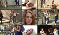 Kelly SLWC with Toe Spica Sexy Crutch Gimp Showing off Her Four Uncasted Toes (in HD 1920X1080)