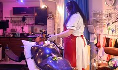 Sealed in Nurse Anna's Rubber Bodybag Part One