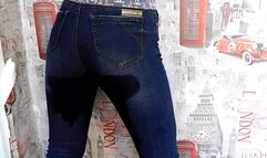 Erika wetting two of her pants
