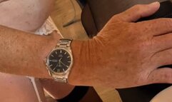 Leg worship from the sissy