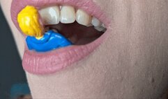 ll play with your tiny body in my mouth till you cum and then ll swallow you T