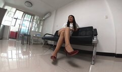 MIYA dangling high heels