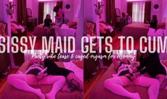 Sissy Maid Gets To Cum
