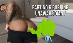 Unaware giant farting while trapped in ass - Lalo Cortez