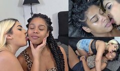 Ebony Skin Of Nadjas Face Makes Mouth Watering 4 Blonde Victoria 4K