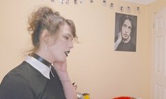 Goth Employee Sucks Married Cock