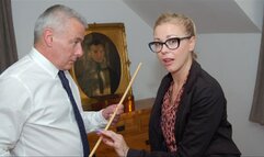 Lucy Lauren chats about spankings and uniform in an exclusive interview