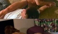 Topless Wrestling Muscle Babes