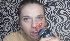 Nasal cleaning for white snot