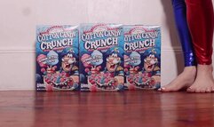 M - Crunchy food gets destroyed