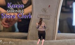 Giantess Karen Shrinks Store Clerk