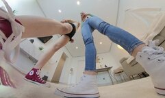 Stuck to Adita and Nikkis beautiful Bodies Part 1 6K VR360