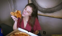 Emily Rose wants to gain weight by stuffing her face 4k