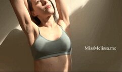 Sunning My Armpits with Stubble -720p