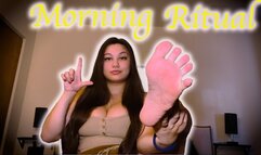 Morning Ritual - Foot Worship!