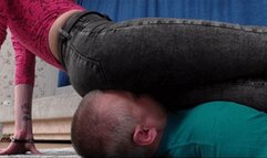 Platinum blonde is sitting right on the guy`s face, vf2708x 1080p