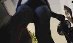 Avi Giantess unaware her tiny shrunken stepson is hiding in her big bouncy cleavage wearing a bra and panties and making her morning coffee