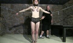 Muriel LaRoja - Chained Breast Predicament and Bondage Endurance Challenge - Full Clip mp4 SD