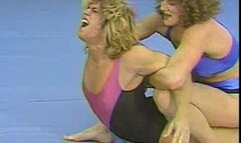 Girl vs Girl Mat Action Larissa vs Lena