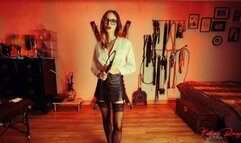 Trapped in the Dominatrix dungeon