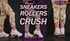 Sneakers Rollers Cock Crush (Vertical Version) - TamyStarly - CBT, Shoejob, Ballbusting, Trample, Trampling, Crush, Boots, Shoes