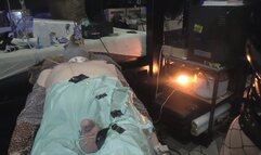 stretching nipples and this bigg balls piercings together