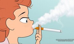 My Pregnant Smoking Fetish Stepmother Wants Me to Smoke More